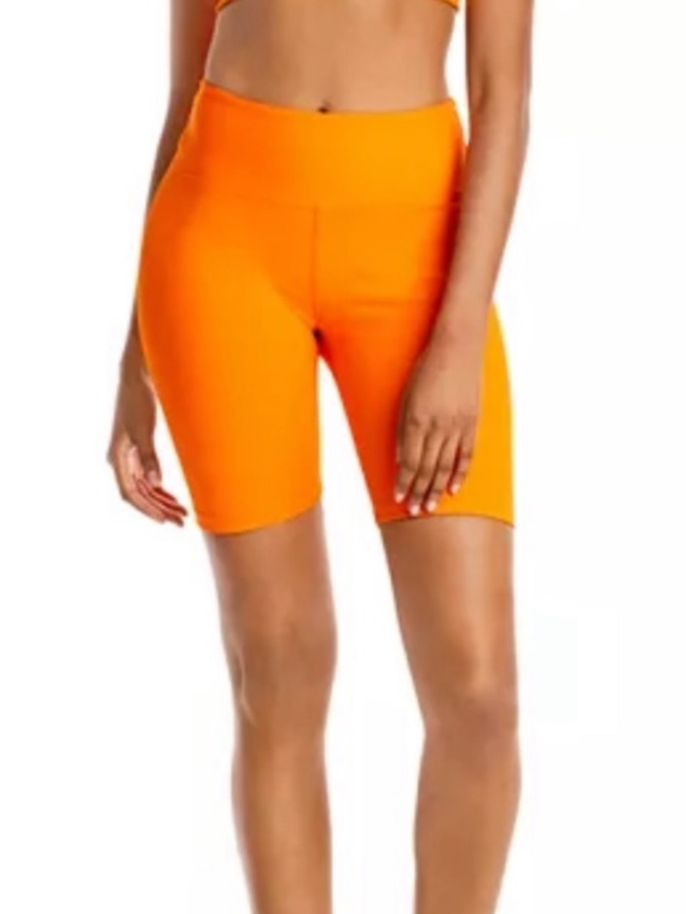 Year of Ours women’s Ribbed Orange Shorts